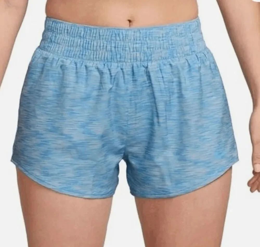 Nike Women's One Dri-FIT Brief-Lined Printed Shorts Size XS